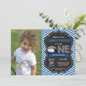 Invitation d'anniversaire de Bowling 1er anniversa (Debout devant)