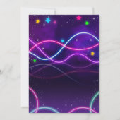 Invitation d'anniversaire de bowling pour fille (Dos)