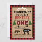 Invitation d'anniversaire de Buffalo Plaid (Devant)
