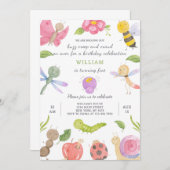 Invitation d'anniversaire de Bugs (Devant / Derrière)