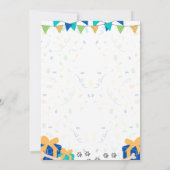Invitation d'anniversaire de Bulldog (Dos)