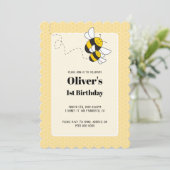 Invitation d'anniversaire de Bumblebee (Debout devant)