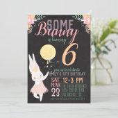 Invitation D'Anniversaire De Bunny (Debout devant)