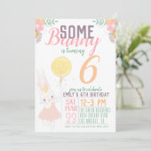 Invitation D'Anniversaire De Bunny (Debout devant)