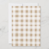 Invitation d'anniversaire de camion de bois (Dos)