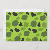 Invitation d'anniversaire de Camo Deer (Dos)