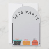 Invitation d'anniversaire de canards | Animal mign (Dos)