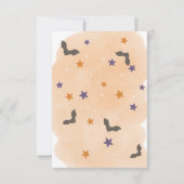 Invitation d'anniversaire de candy Halloween Spook (Dos)
