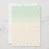 Invitation d'anniversaire de candyland de chocolat (Dos)