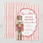 Invitation d'anniversaire de Casse-Noisette Sugar (Devant / Derrière)