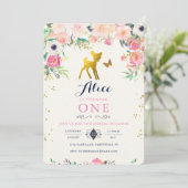 Invitation d'anniversaire de cerfs (Debout devant)