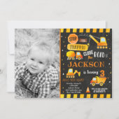 Invitation d'anniversaire de chantier (Devant)