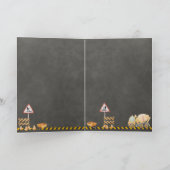 Invitation d'anniversaire de chantier de construct (Intérieur)