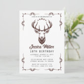 Invitation d'anniversaire de chasse (Debout devant)