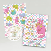Invitation d'anniversaire de chat, Invitation de f