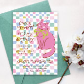 Invitation d'anniversaire de chat, Invitation de f
