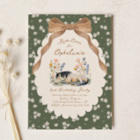 Invitation d'anniversaire de cheval de campagne