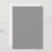 Invitation d'anniversaire de Chic Pearls (gris) (Dos)
