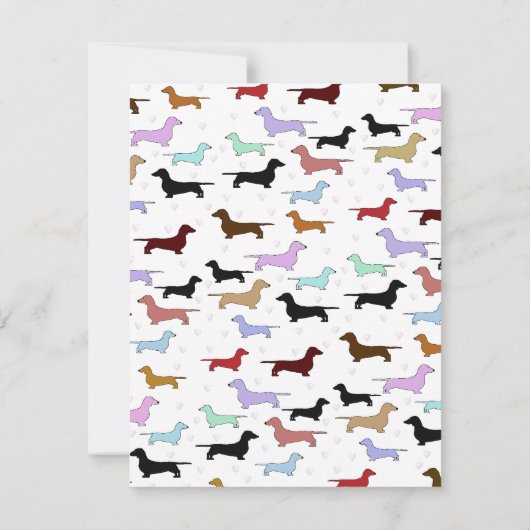 Invitation d'anniversaire de chien (Dos)