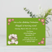 Invitation d'anniversaire de Chien de Chien de Chi (Debout devant)