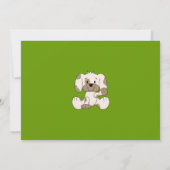 Invitation d'anniversaire de Chien de Chien de Chi (Dos)