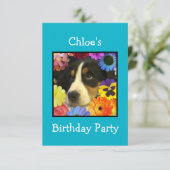 Invitation d'anniversaire de Chloe (Debout devant)