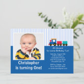 Invitation d'anniversaire de Choo Choo (Debout devant)