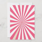 Invitation d'anniversaire de cirque Enfants du Car (Dos)