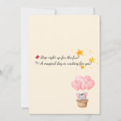 Invitation d'anniversaire de cirque modifiable (Dos)