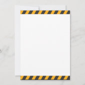 Invitation d'anniversaire de construction (Dos)