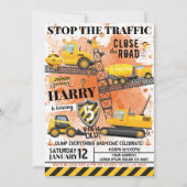 Invitation d'anniversaire de construction (Devant)