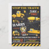 Invitation d'anniversaire de construction (Devant)