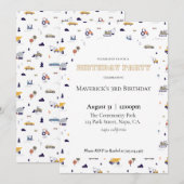 Invitation d'anniversaire de construction (Devant / Derrière)