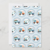 Invitation d'anniversaire de construction Toddler  (Dos)