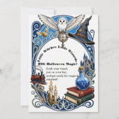 Invitation d'anniversaire de conte de fées pour so (Dos)