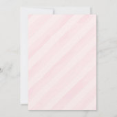 Invitation d'anniversaire de coton de sucre mignon (Dos)