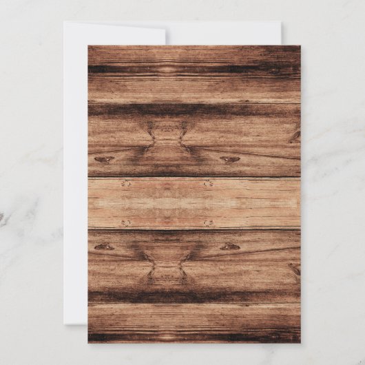 Invitation d'anniversaire de cours en plein air (Dos)