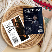 Invitation d'anniversaire de couverture de Chic Ma