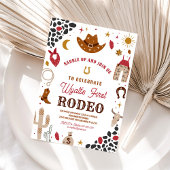 Invitation d'anniversaire de cow-boy Far West Sud-