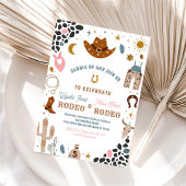 Invitation d'anniversaire de cow-boy pour mon prem
