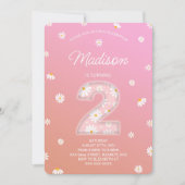 Invitation d'anniversaire de Daisy (Devant)