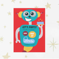 Invitation d'anniversaire de deux ans pour garçons
