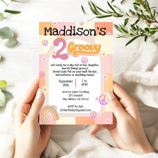 Invitation d'anniversaire de deux filles Super