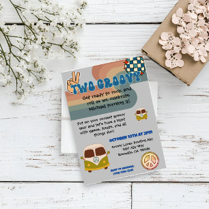 Invitation d'anniversaire de deux garçons Super