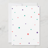 Invitation d'anniversaire de deux lamas (Dos)