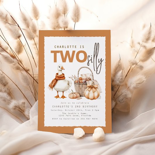 Invitation d'anniversaire de Deuxième Anniversaire