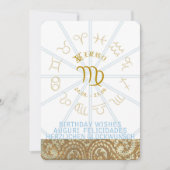 Invitation d'anniversaire de ~ d'HOROSCOPE - (Devant)