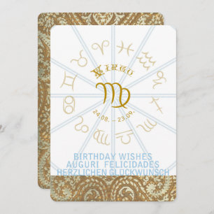 Invitation d'anniversaire de ~ d'HOROSCOPE -