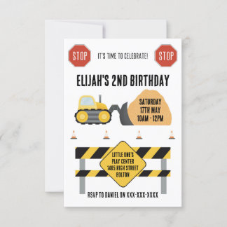 Invitation d'anniversaire de Digger