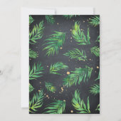 Invitation d'anniversaire de Dinosaur (Dos)